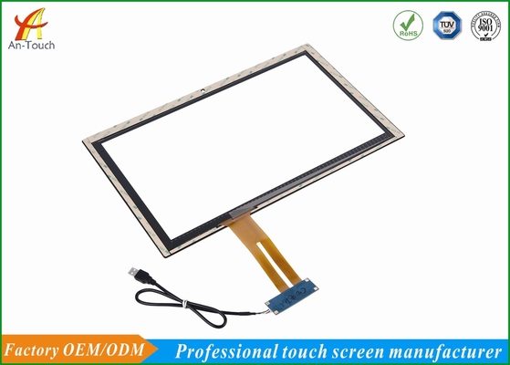 Water Resistant Usb Touchscreen Display , 10 Point 18.5 Touch Screen For Medical Equipment