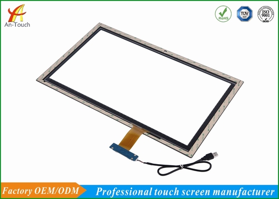 Transparent Capacitive Game Touch Screen Panel 21.5 Inch 3.0mm Cover Lens