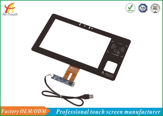 10.1 Capacitive Touch Screen , Industrie Touch Panel Display 0.7mm ITO Glass