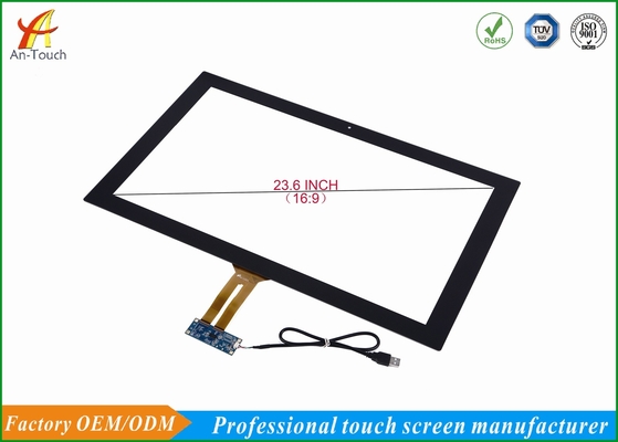 Waterproof Usb Capacitive Touch Panel 23.6 Inch For Industry Monitor