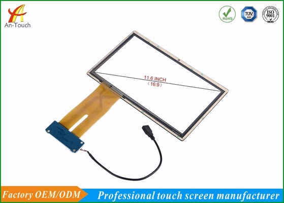 Waterproof 11.6 Inch Capacitive Touch Screen Panel For Cash Register