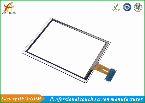 ATM 15 Inch Capacitive Touch Screen Overlay Response Speed Fast , Smooth Touch