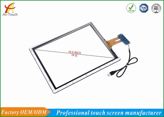 Custom 15 Inch Projective Touch Screen Panel GG Structure For POS Machine