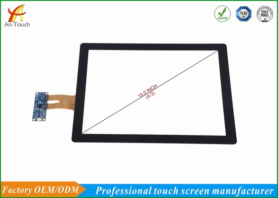 Waterproof Interactive Usb Touch Panel , Karaoke Player Touch Screen 15 Inch