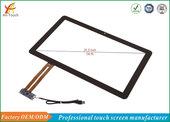 21.5 Inch PCAP Touch Panel , Waterproof Touch Screen For Vending Machine