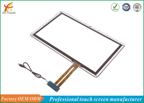 21.5 Inch KTV Touch Screen Panel 2mm Thickness 6H Cover Glass , 4KV ESD Contact