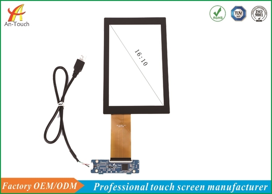 White 7 Inch Capacitive Touch Panel With AG / AR / AF Glass , Intelligent Automatic Calibration