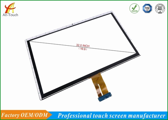 Interactive KTV Touch Screen Overlay Kit 32 Inch GG Structure With 1-10 Touch Point