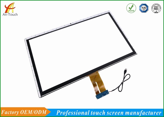 Flat 32 Inch Touch Panel Display , Large Capacitive Touch Screen High Transmittance