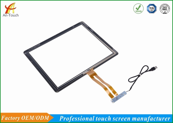 High Sensitive Touch Screen 17 Inch 1280*800 Resolution , 86% Min Transmittance