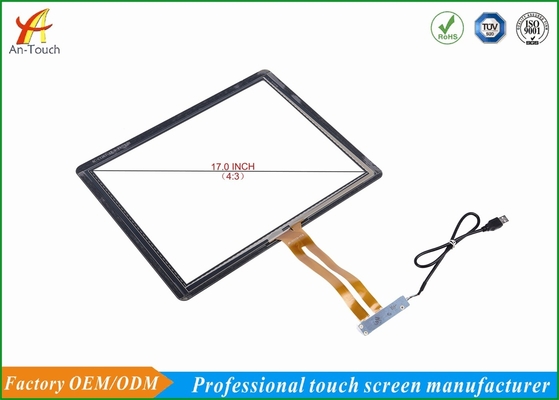 High Sensitive Transparent Glass Touch Panel , 17 Inch Touch Screen Panel