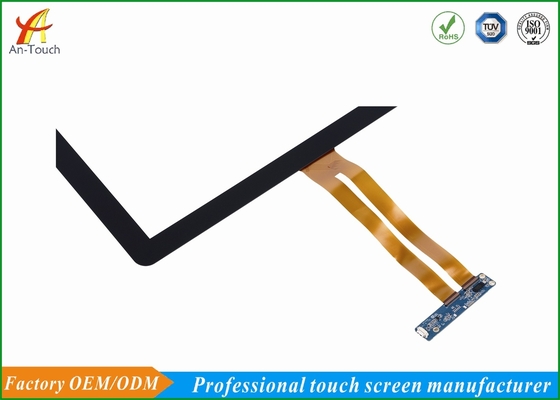 Sensitive Waterproof 17 Inch Touch Panel 2mm Front Glass For Coffee Table