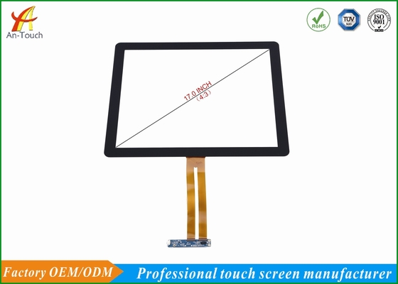 10 Point Game Touch Screen , 17 Inch Android Usb Touchscreen Panel For Kiosk Machine