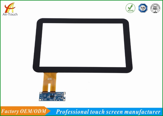 Commercial 12.1 Projected Capacitive Touch Screen Frame Panel Glass Panel For Lcd