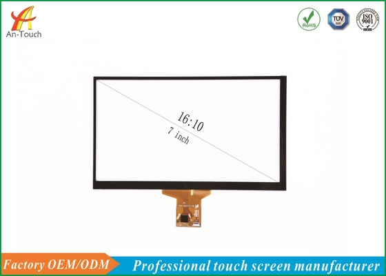 7 Inch Car Touch Panel Overlay Touchscreen PG Structure For Built-In With ILITEK IC