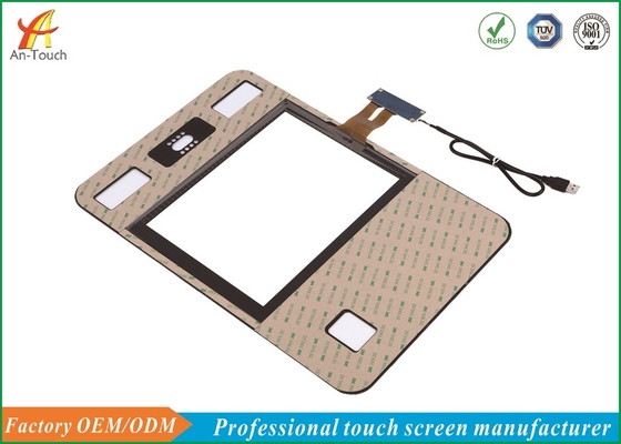 12.1 Industrial Touch Panel Glass To Glass Structure For Fingerprint Module Touch Terminal