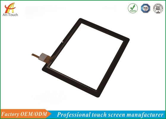 Black Smart Home Touch Panel 9.7 Inch Flat Panel For Intelligent Appliances