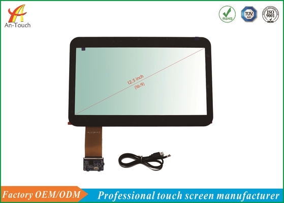ILI2511 USB Projected Capacitive Touch Panel 12.5 Inch , 276.2*155.0 Mm View Area
