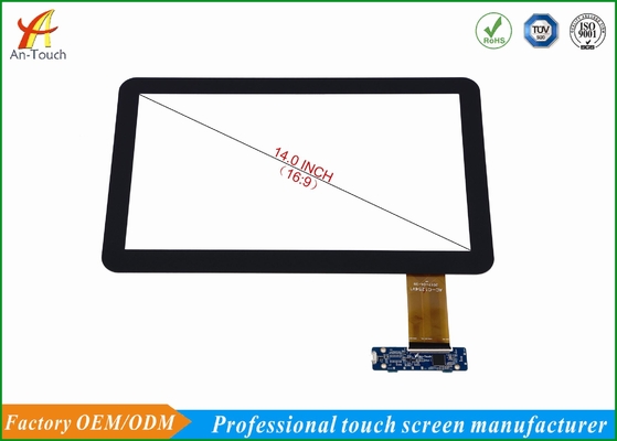 HD 14 Inch KTV Touch Screen Overlay Anti - Interference Ability , 4096*4096 Resolution