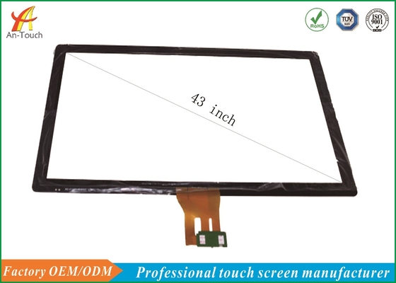 Large Custom Capacitive Touch Panel 43 Inch With ILITEK IC Controller