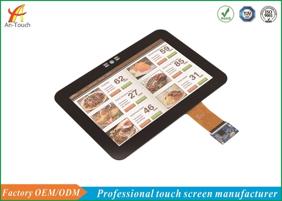 Multi Point LCD CTP Touch Screen , Cover Glass Touch Panel Display 60Hz