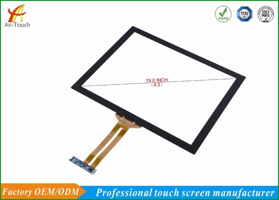 Anti Glare USB Touch Screen Large Format , Flexible Touch Panel Fast Response