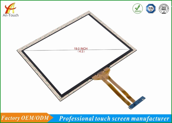 Custom Size Kiosk Touch Panel , 19 Inch Touch Screen Light Touch Activation