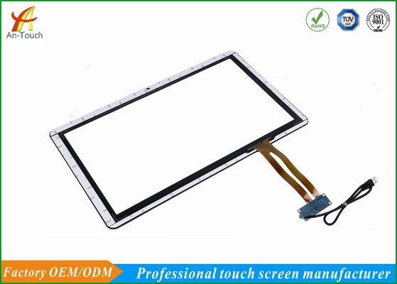 21.5 Inch Projected Capacitive Touch Panel , Ten Point Touch Screen For Outdoor Kiosk