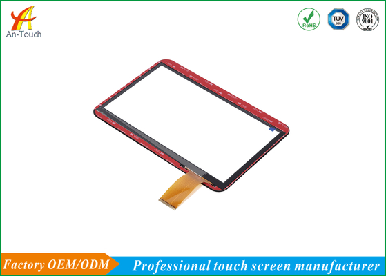 Bright Home Automation Wall Touch Screen / Red Color Home Touch Panel