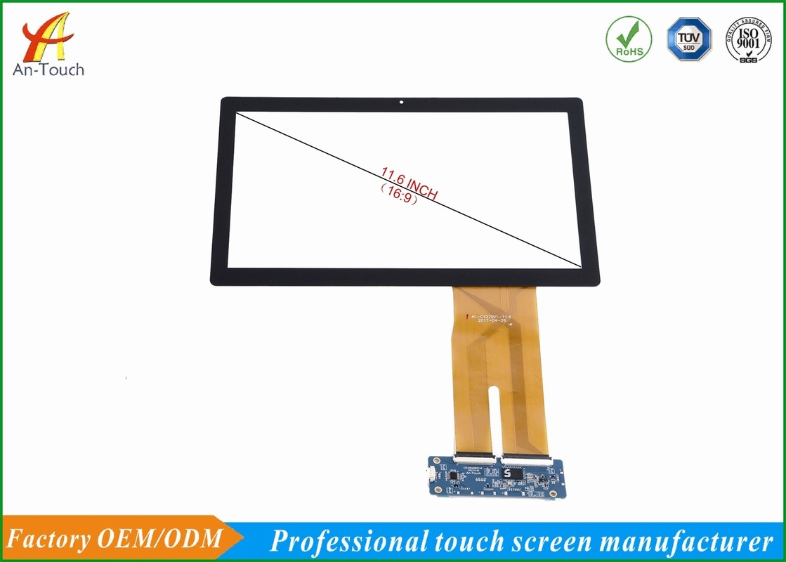 Capacitive Industrial Touch Panel , 11.6 Inch Touch Screen With USB EETI Controller