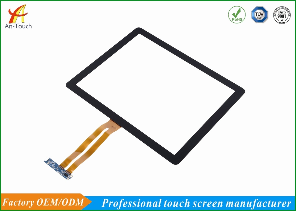 Sensitive Waterproof 17 Inch Touch Panel 2mm Front Glass For Coffee Table
