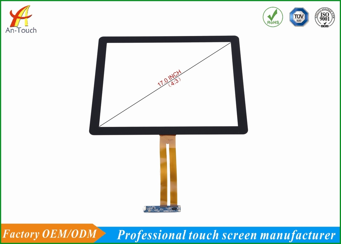 10 Point Game Touch Screen , 17 Inch Android Usb Touchscreen Panel For Kiosk Machine