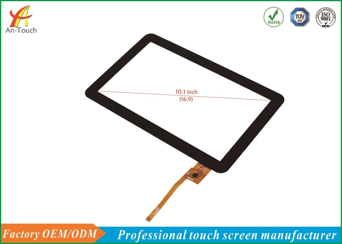 Customized 10.1 Capacitive Touch Panel , Tablet Touch Panel GT911 IIC Interface
