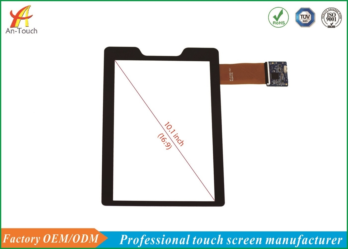 Flexible Capacitive Touch Screen , 10.1 Inch Tablet Screen Replacement