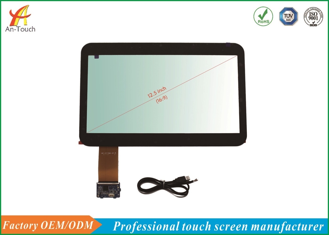 ILI2511 USB Projected Capacitive Touch Panel 12.5 Inch , 276.2*155.0 Mm View Area