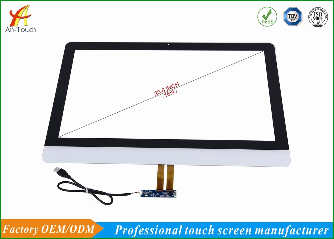 10 Point Smart Home Touch Screen Digitizer Glass Panel 4096x4096 Resolution