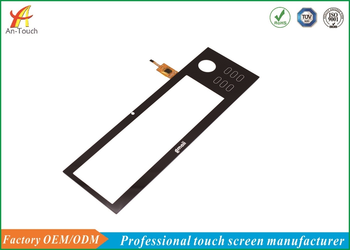 Customized 5 Point Touch Screen 8 Inch Panel High Hardness 12 Months Warranty