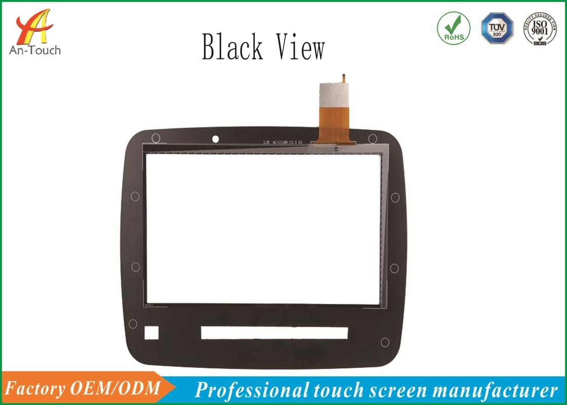 Black 13.3 Inch Car Touch Panel IIC Connector For Car GPS Navigation