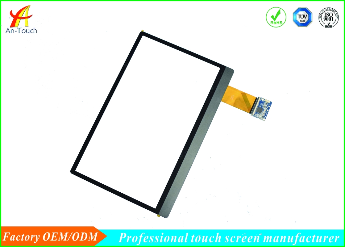 Glass Capacitive Touchscreen Display / Durable Industrial Hmi Touch Panel